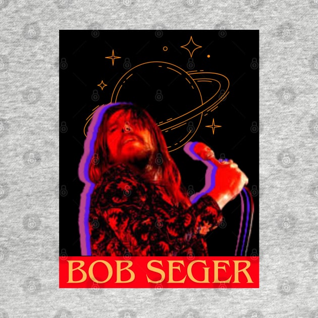 Bob Seger singing in the moon by Katab_Marbun